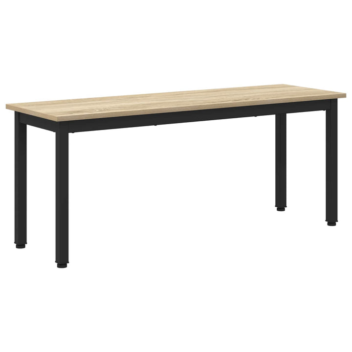 bænk Sonoma-eg 110 x 35 x 45 cm Konstrueret træ