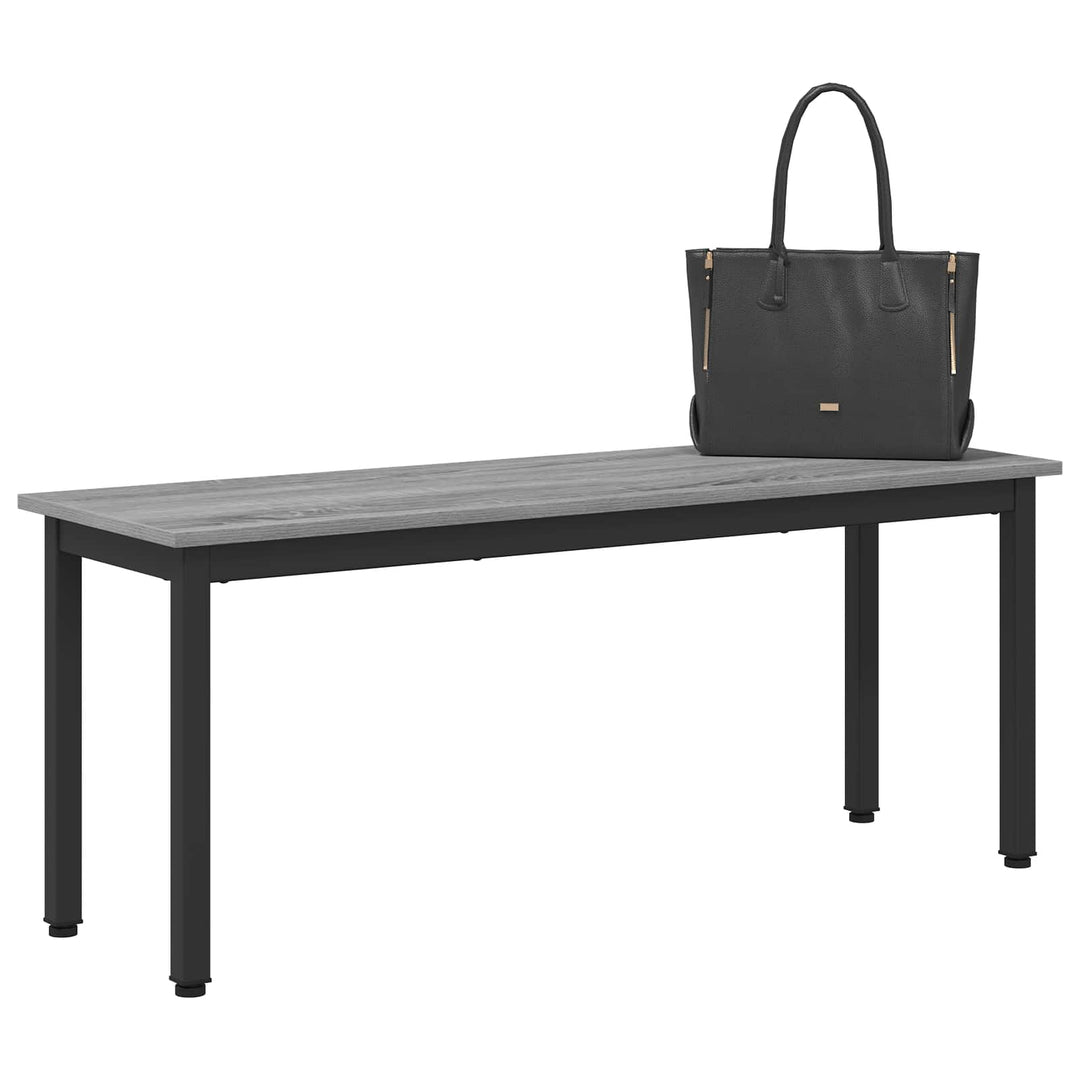 bænk Grå Sonoma 110 x 35 x 45 cm Konstrueret træ