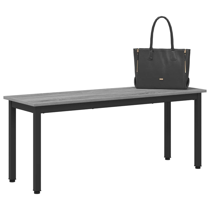 bænk Grå Sonoma 110 x 35 x 45 cm Konstrueret træ