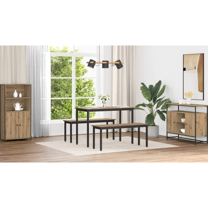 bænk Artisan eg 110 x 35 x 45 cm Konstrueret træ