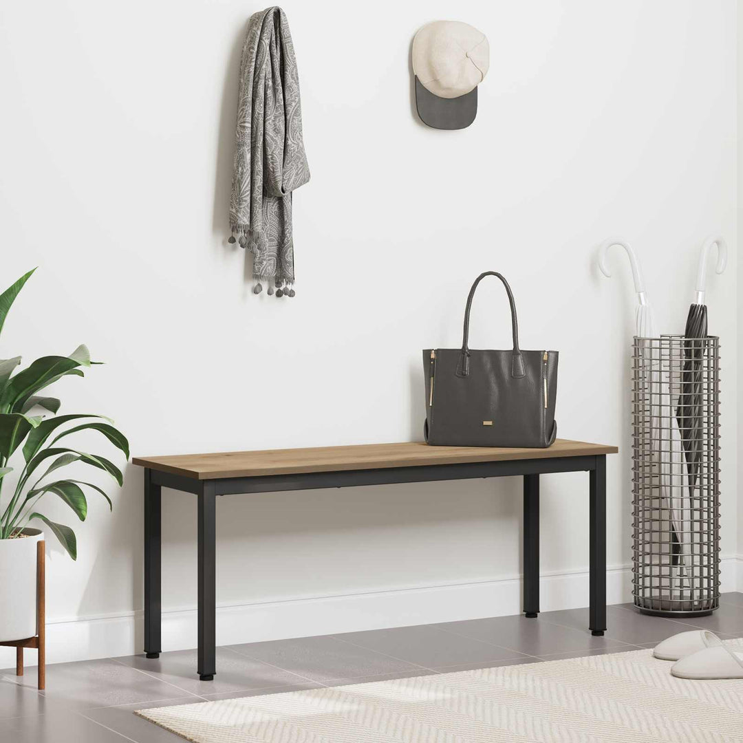 bænk Artisan-eg 110 x 35 x 45 cm Konstrueret træ