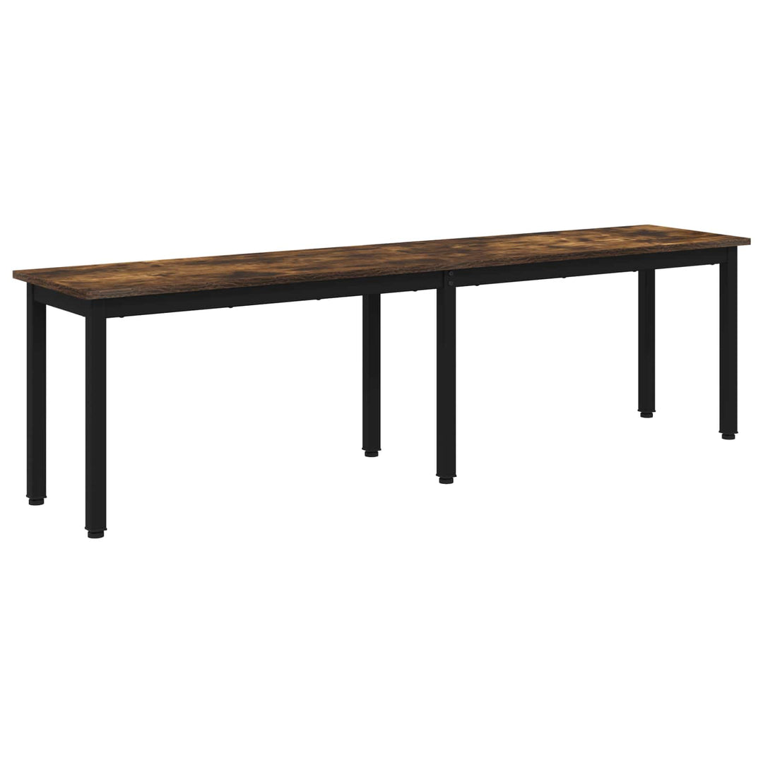 bænk Røget Eg 160 x 35 x 45 cm Konstrueret træ