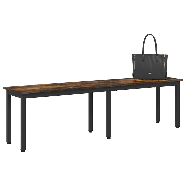 bænk Røget Eg 160 x 35 x 45 cm Konstrueret træ