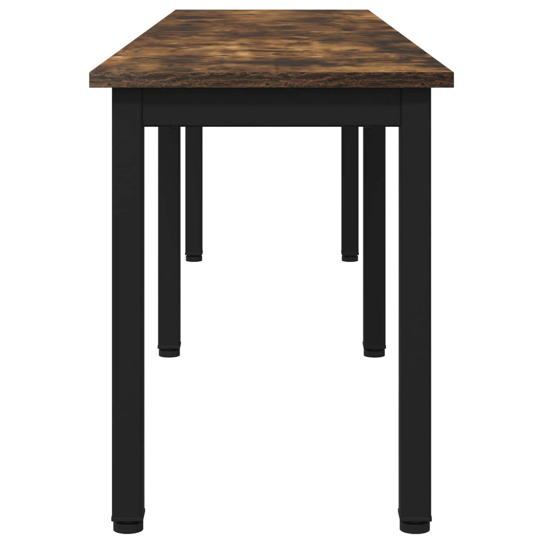 bænk Røget Eg 160 x 35 x 45 cm Konstrueret træ