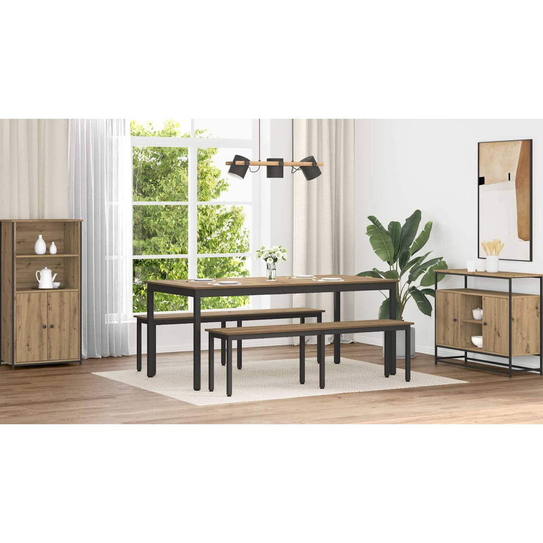 bænk Artisan eg 160 x 35 x 45 cm Konstrueret træ