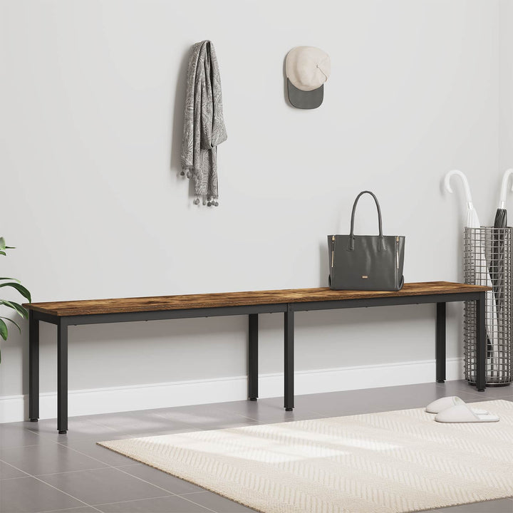 bænk Røget Eg 200 x 35 x 45 cm Konstrueret træ