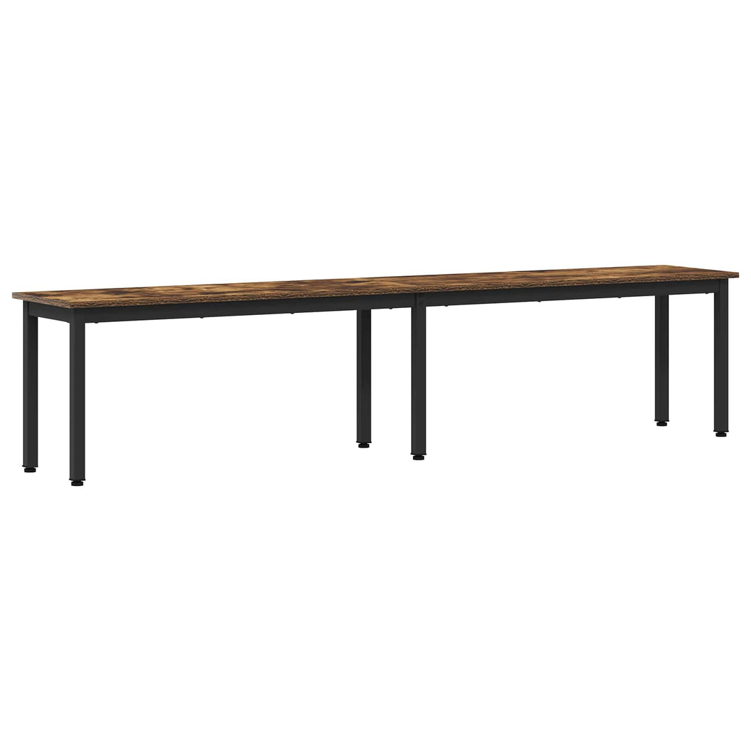 bænk Røget Eg 200 x 35 x 45 cm Konstrueret træ