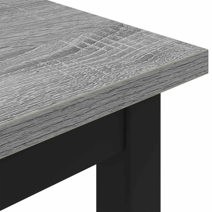 bænk Grå Sonoma 200 x 35 x 45 cm Konstrueret træ