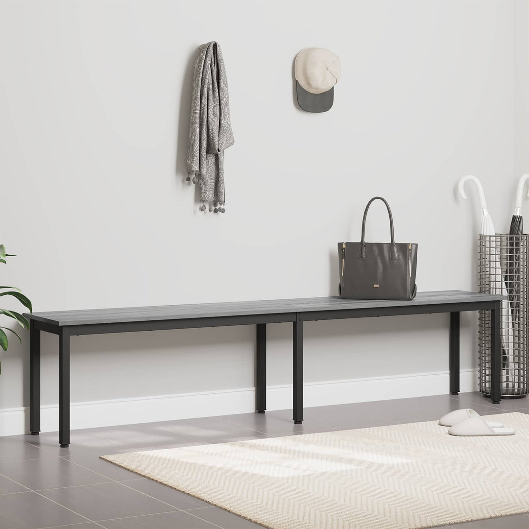 bænk Grå Sonoma 200 x 35 x 45 cm Konstrueret træ