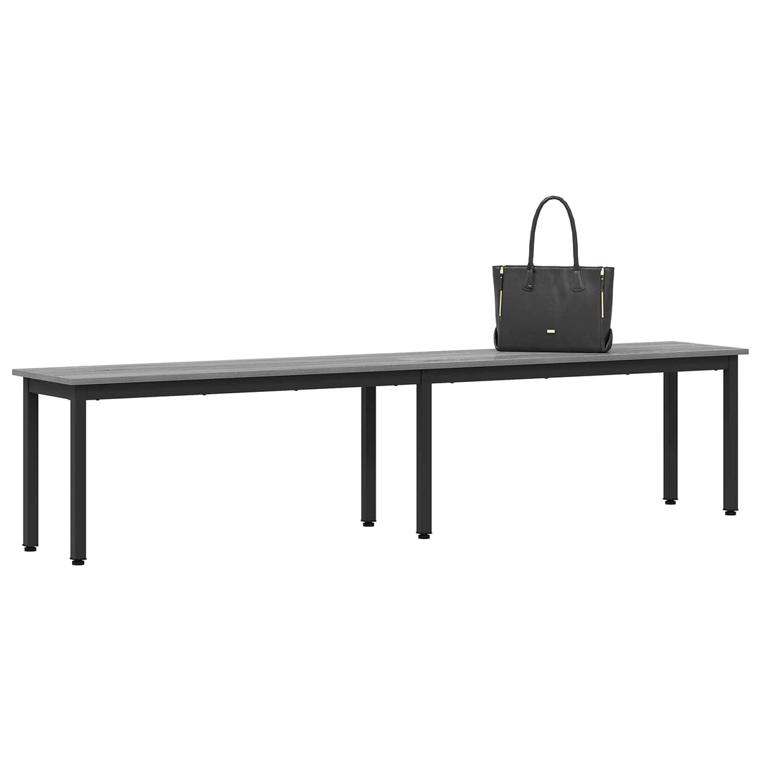 bænk Grå Sonoma 200 x 35 x 45 cm Konstrueret træ