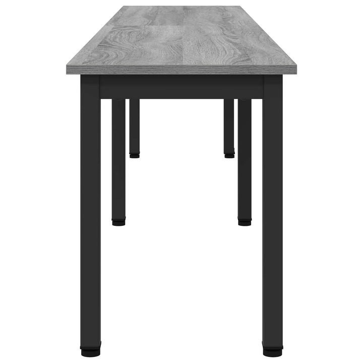 bænk Grå Sonoma 200 x 35 x 45 cm Konstrueret træ