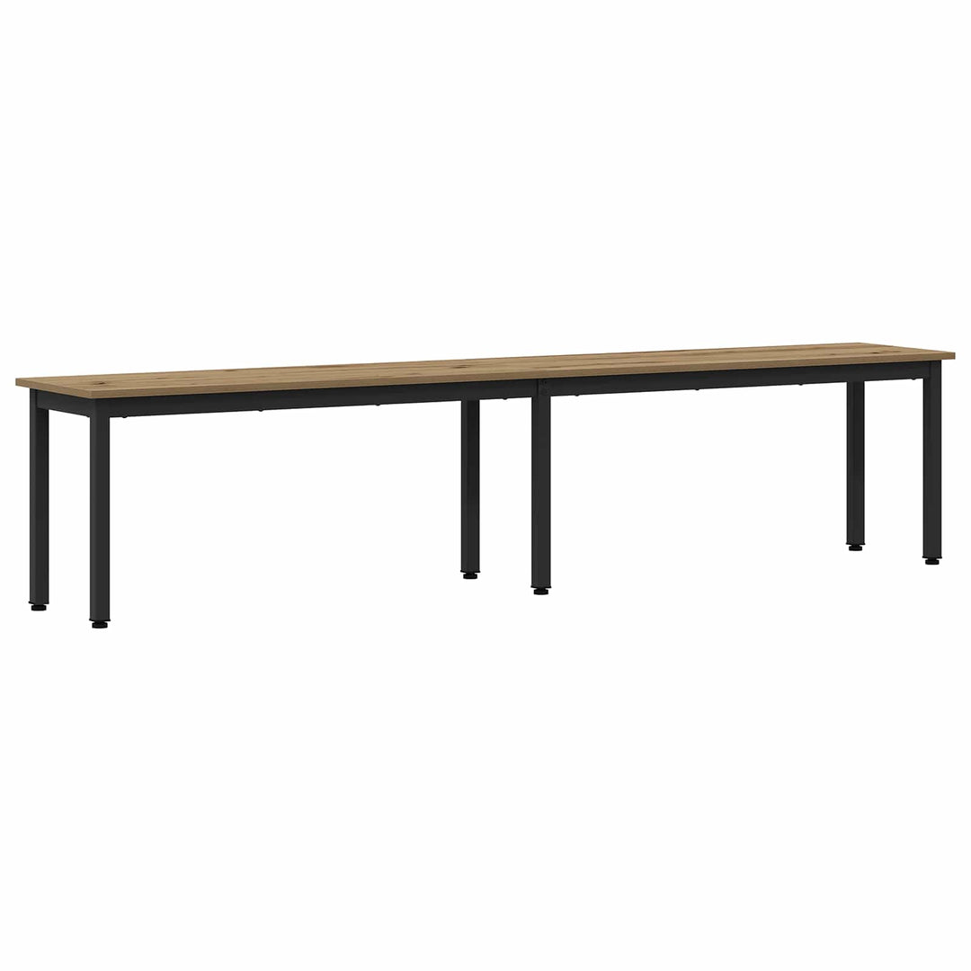 bænk Artisan-eg 200 x 35 x 45 cm Konstrueret træ