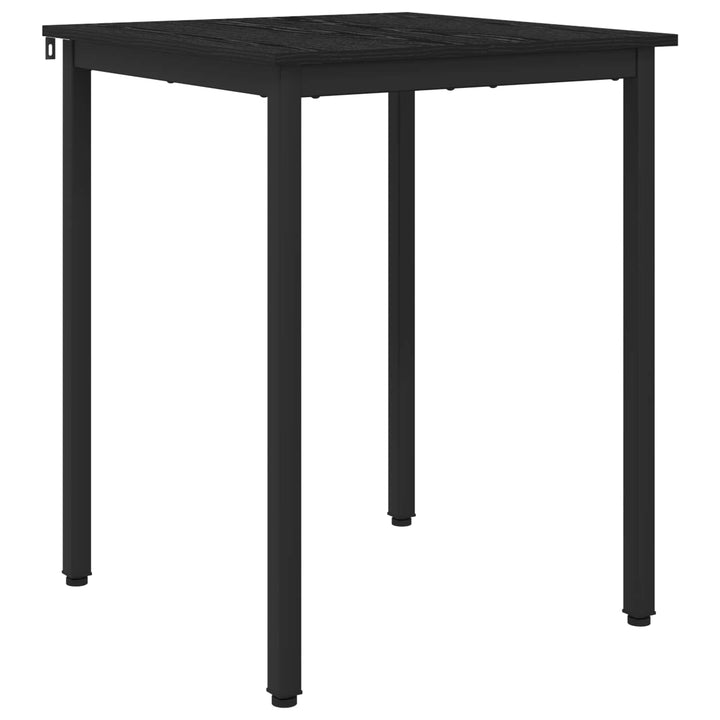 Spiseborde 60 x 60 x 75 cm Konstrueret træ Sort eg Firkantet