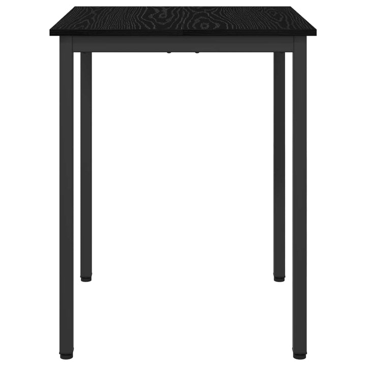 Spiseborde 60 x 60 x 75 cm Konstrueret træ Sort eg Firkantet