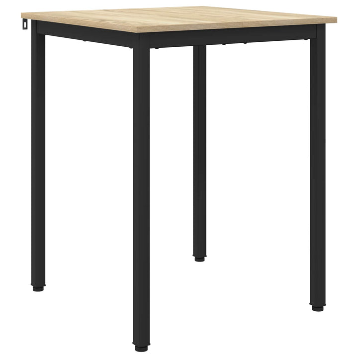 Spiseborde 60 x 60 x 75 cm Konstrueret træ Sonoma-eg Firkantet