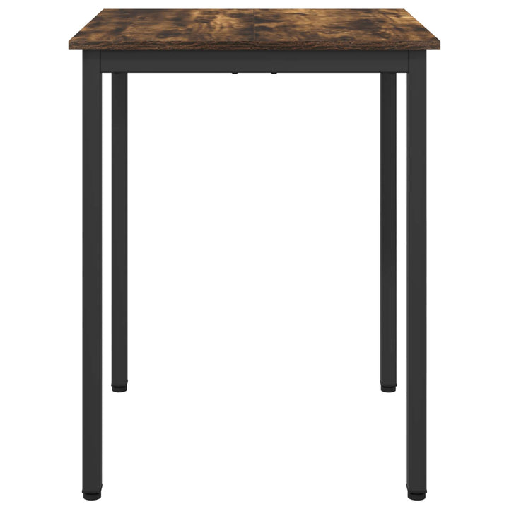 Spiseborde 60 x 60 x 75 cm Konstrueret træ Røget eg Firkantet