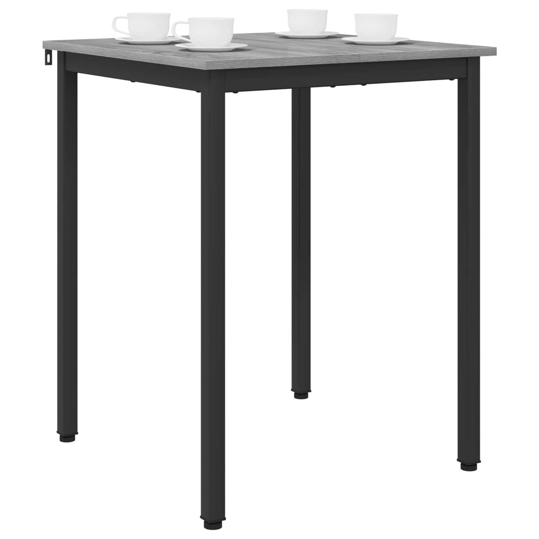 Spiseborde 60 x 60 x 75 cm Konstrueret træ Grå Sonoma Firkantet