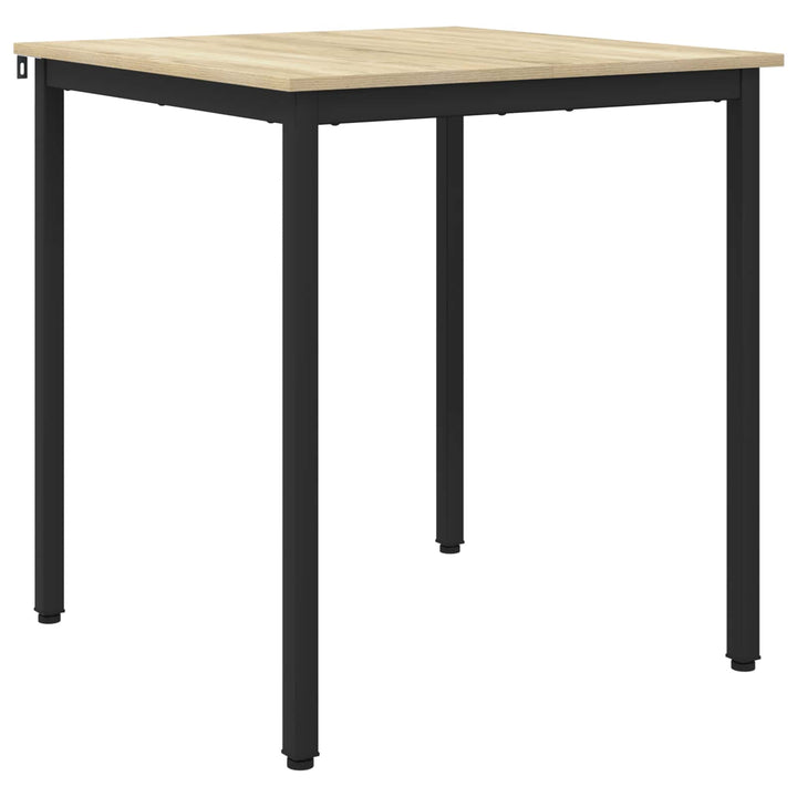 Spiseborde 70 x 70 x 75 cm Konstrueret træ Sonoma-eg Firkantet