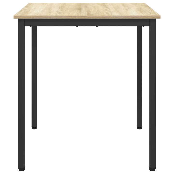 Spiseborde 70 x 70 x 75 cm Konstrueret træ Sonoma-eg Firkantet