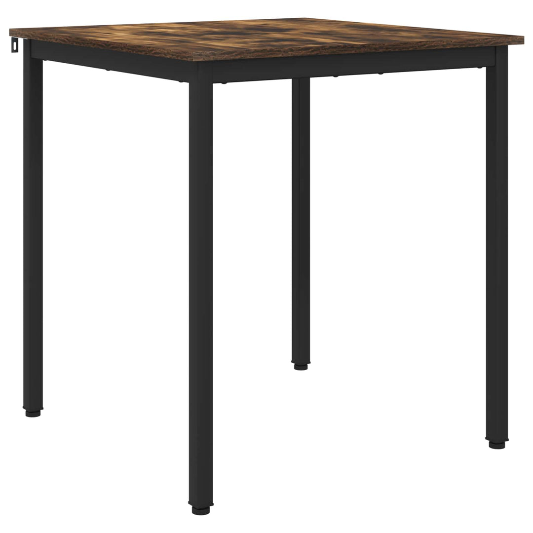Spiseborde 70 x 70 x 75 cm Konstrueret træ Røget eg Firkantet