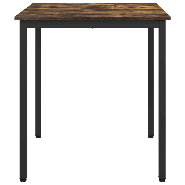 Spiseborde 70 x 70 x 75 cm Konstrueret træ Røget eg Firkantet