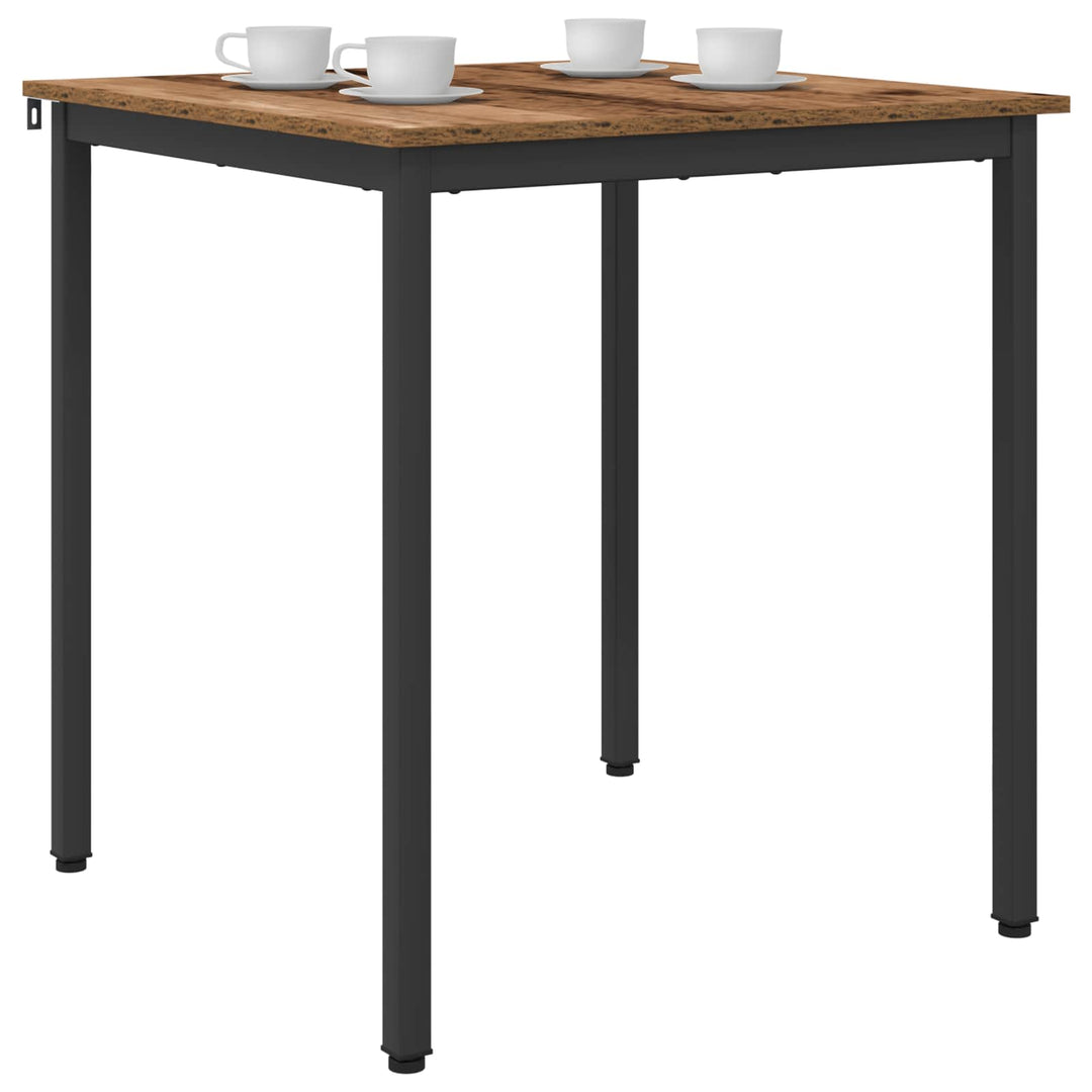 Spiseborde 70 x 70 x 75 cm Konstrueret træ Egetræ Firkantet