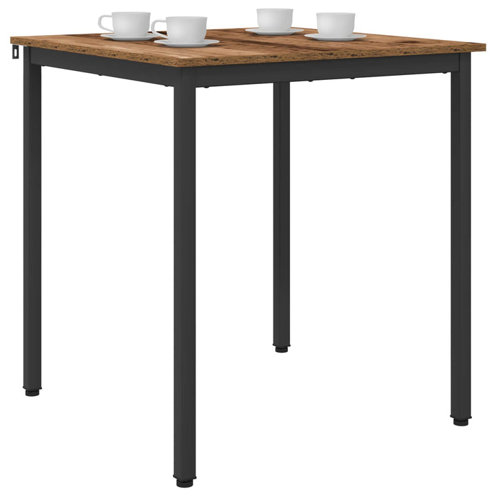Spiseborde 70 x 70 x 75 cm Konstrueret træ Egetræ Firkantet