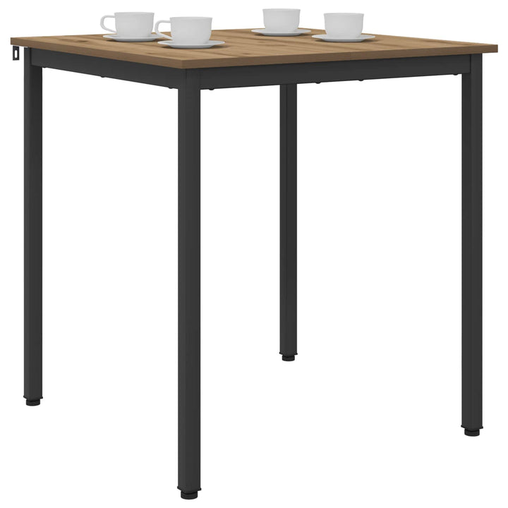 Spiseborde 70 x 70 x 75 cm Konstrueret træ Artisan-eg Firkantet
