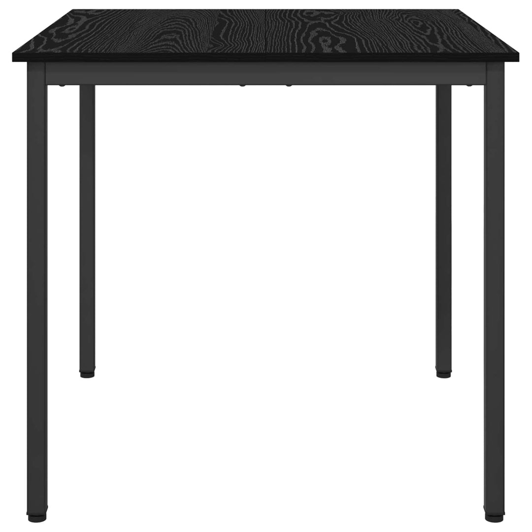Spiseborde 80 x 80 x 75 cm Konstrueret træ Sort eg Firkantet