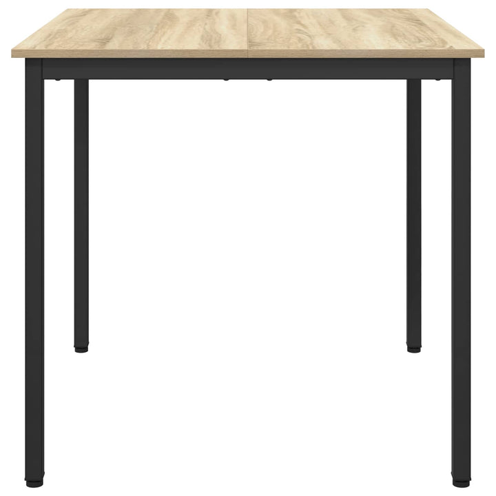 Spiseborde 80 x 80 x 75 cm Konstrueret træ Sonoma-eg Firkantet