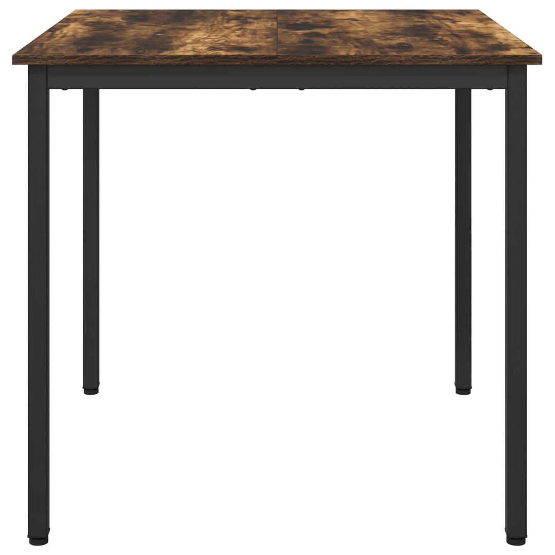 Spiseborde 80 x 80 x 75 cm Konstrueret træ Røget eg Firkantet