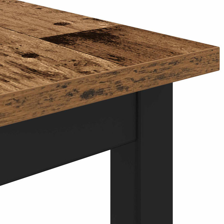 Spiseborde 80 x 80 x 75 cm Konstrueret træ Egetræ Firkantet