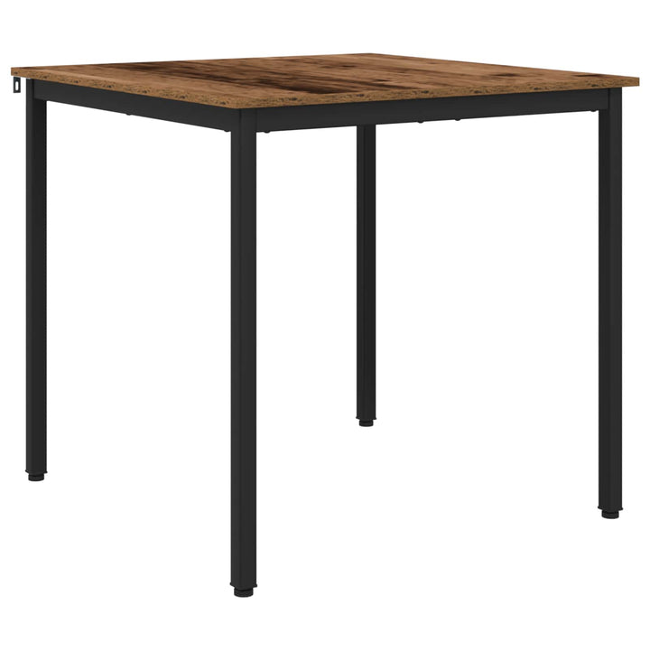 Spiseborde 80 x 80 x 75 cm Konstrueret træ Egetræ Firkantet