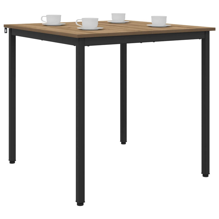 Spiseborde 80 x 80 x 75 cm Konstrueret træ Artisan-eg Firkantet