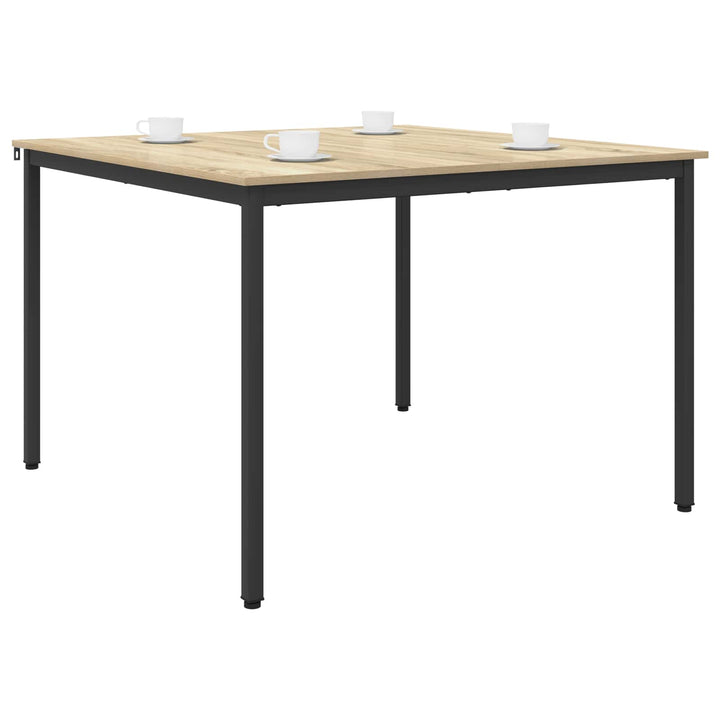 Spiseborde 110 x 110 x 75 cm METAL Rektangulær