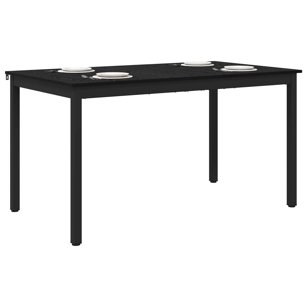 Spiseborde 140 x 80 x 75 cm METAL Rektangulær