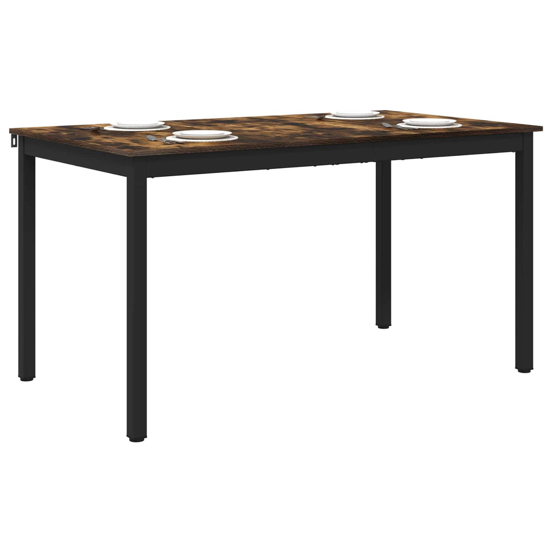 Spiseborde 140 x 80 x 75 cm METAL Rektangulær