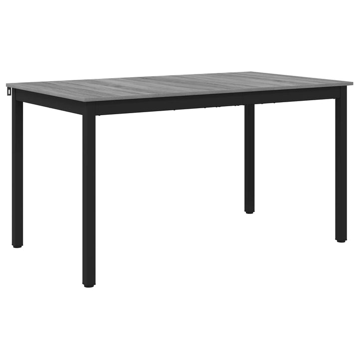 Spiseborde 140 x 80 x 75 cm METAL Rektangulær