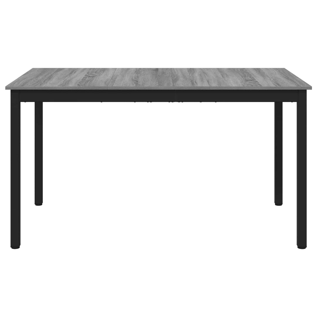 Spiseborde 140 x 80 x 75 cm METAL Rektangulær