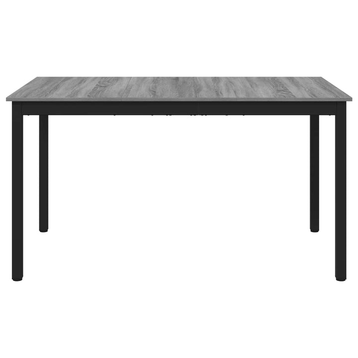 Spiseborde 140 x 80 x 75 cm METAL Rektangulær