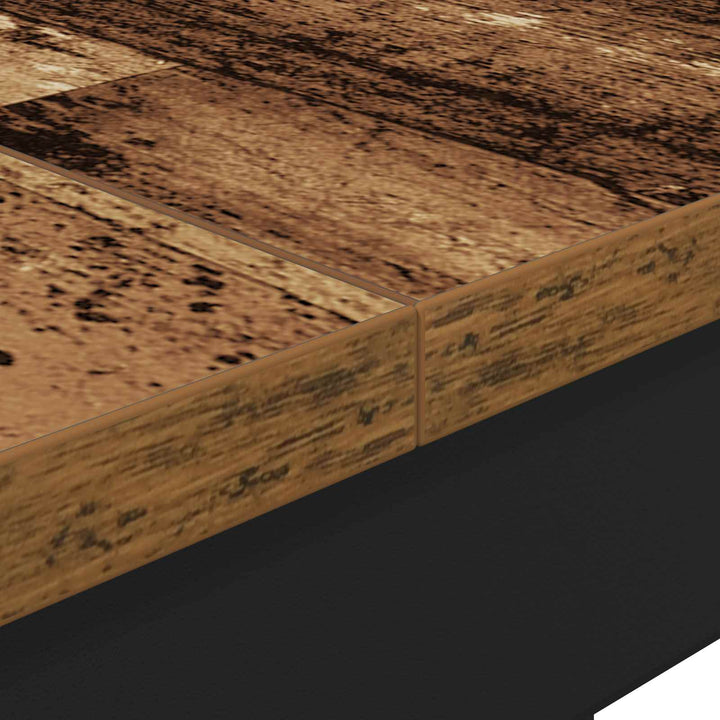 Spiseborde 140 x 80 x 75 cm Konstrueret træ Gammelt træ