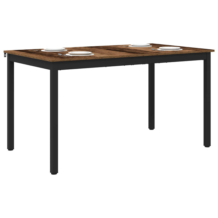 Spiseborde 140 x 80 x 75 cm Konstrueret træ Gammelt træ