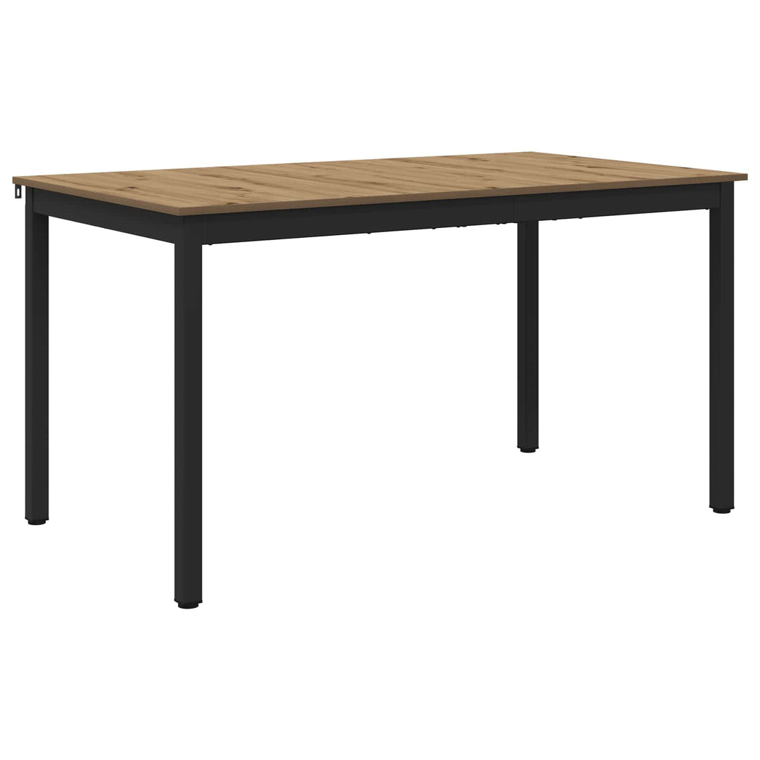 Spiseborde 140 x 80 x 75 cm METAL Rektangulær
