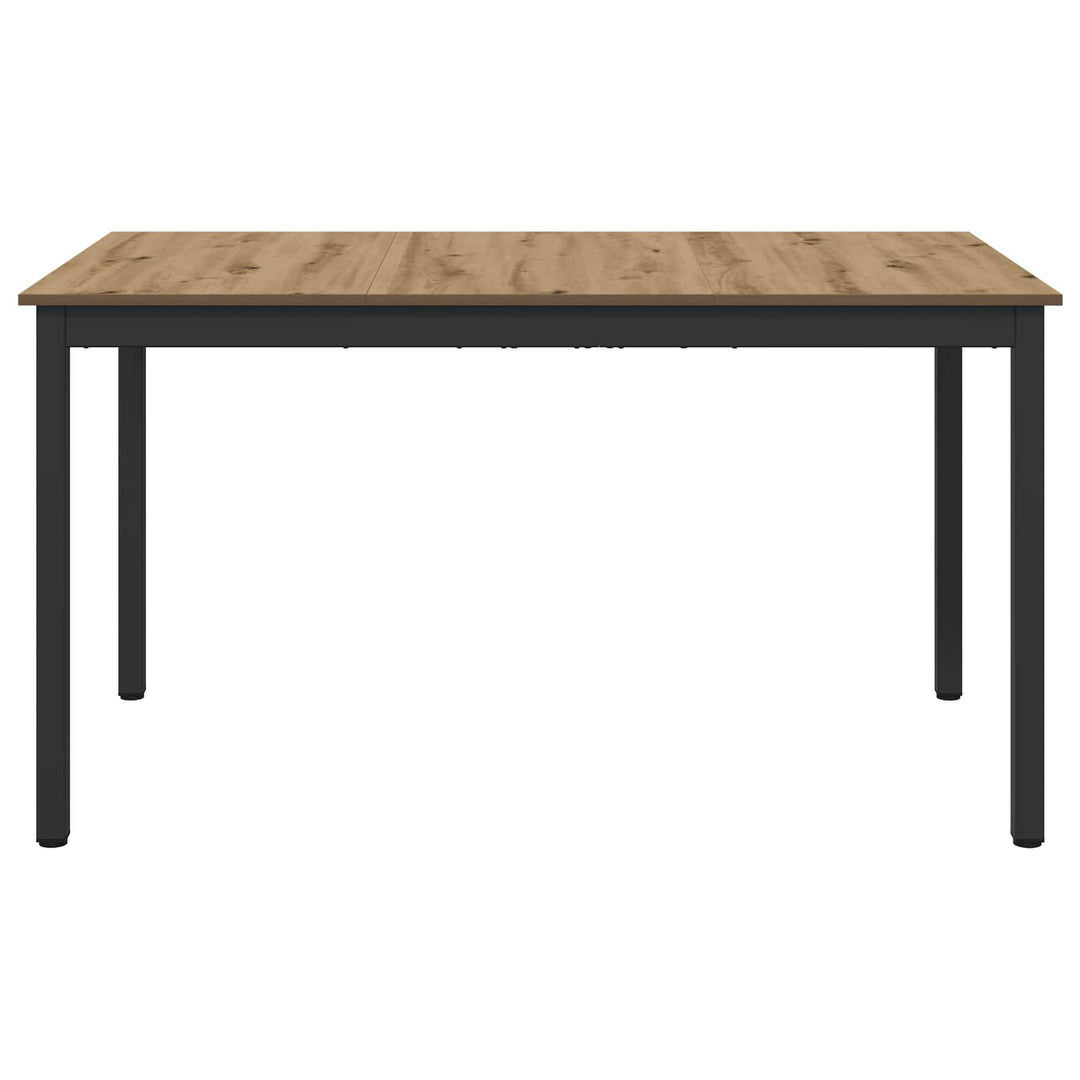 Spiseborde 140 x 80 x 75 cm METAL Rektangulær