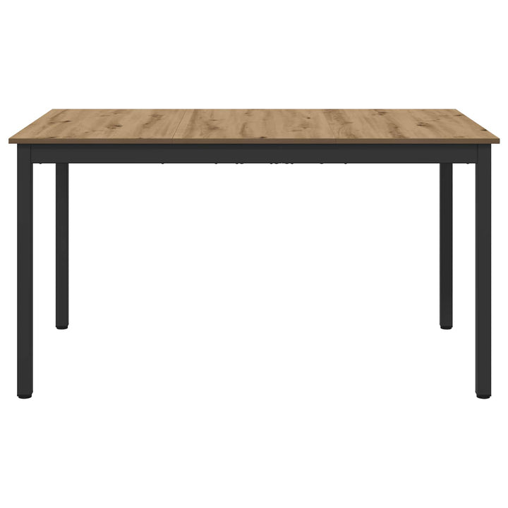 Spiseborde 140 x 80 x 75 cm METAL Rektangulær