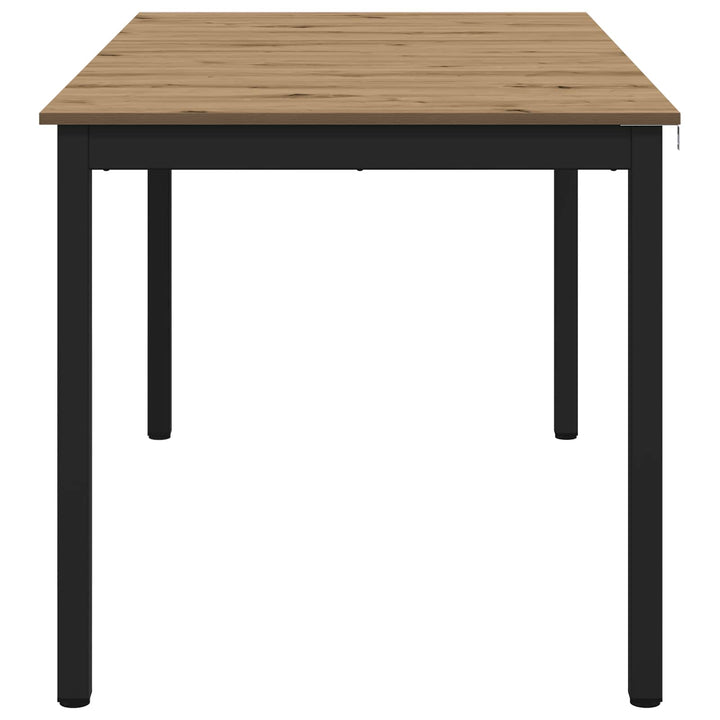 Spiseborde 140 x 80 x 75 cm METAL Rektangulær