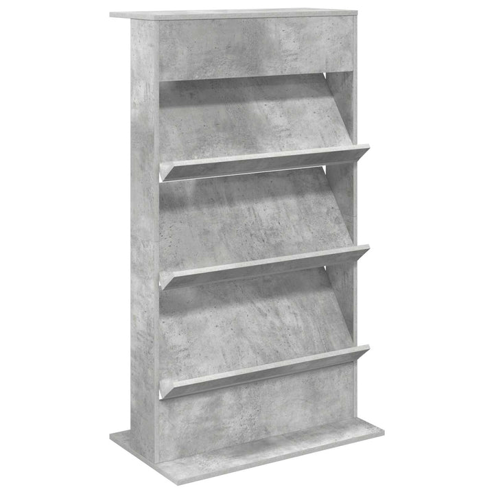 Magasin Rack Beton Grå 70 x 41 x 126 cm Konstrueret træ