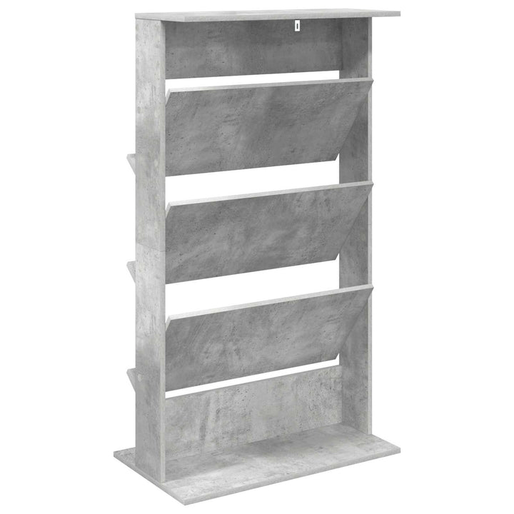 Magasin Rack Beton Grå 70 x 41 x 126 cm Konstrueret træ