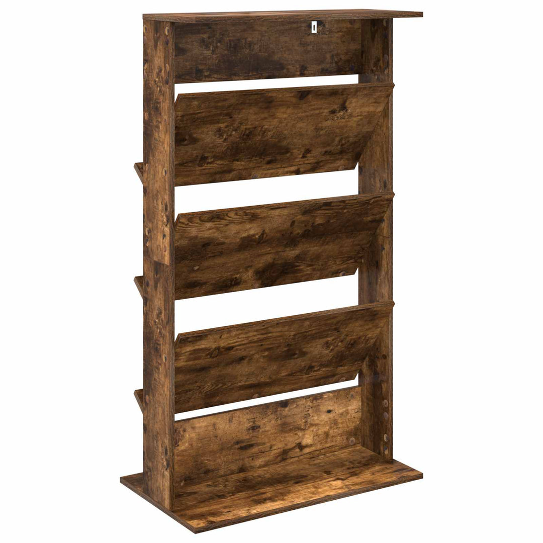 Magasin Rack Røget eg 70 x 41 x 126 cm Konstrueret træ