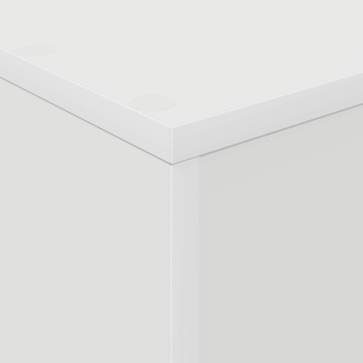 Magasin Rack med hylde Hvid 70 x 41 x 96 cm Konstrueret træ